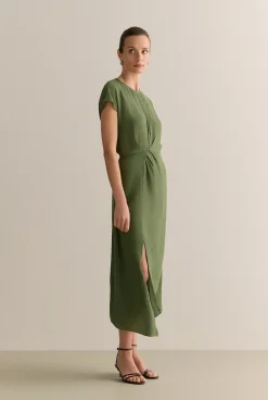 Dresses|Occasion Dresses & Outfits>Trenery Asymmetric Hem Dress Ivy
