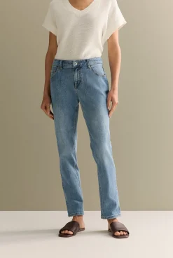Pants|Denim & Jeans>Trenery Australian Cotton Blend Boyfriend Jean VintageWashDenim