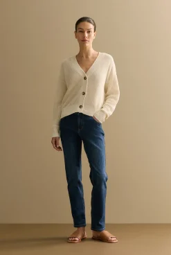 Pants|Denim & Jeans>Trenery Australian Cotton Blend Boyfriend Jean WashedIndigo