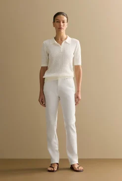 Pants|Denim & Jeans>Trenery Australian Cotton Blend Boyfriend Jean White
