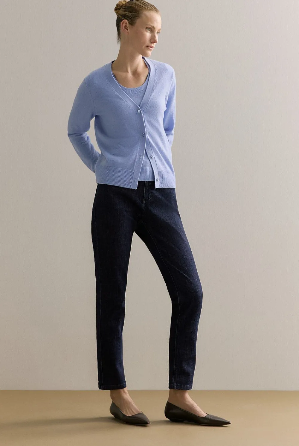 Pants|Denim & Jeans>Trenery Australian Cotton Blend Boyfriend Jean DarkIndigo