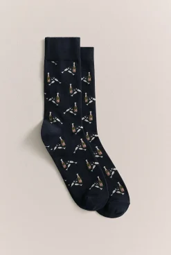 Socks>Trenery Champagne Crew Sock Navy