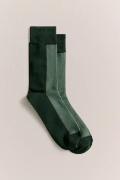 Socks>Trenery Colourblock Crew Sock RacingGreen