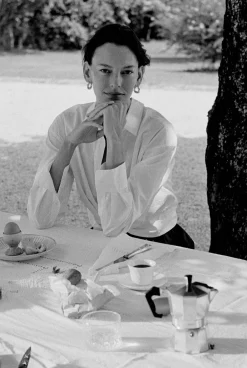 Shirts>Trenery Cotton Poplin Tie Front Shirt White