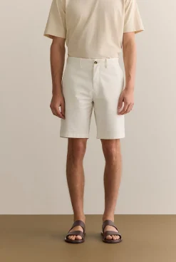 Shorts|Chino Shorts>Trenery Cotton Twill Chino Short White