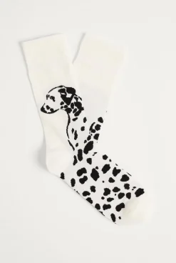 Socks>Trenery Dalmatian Sock White