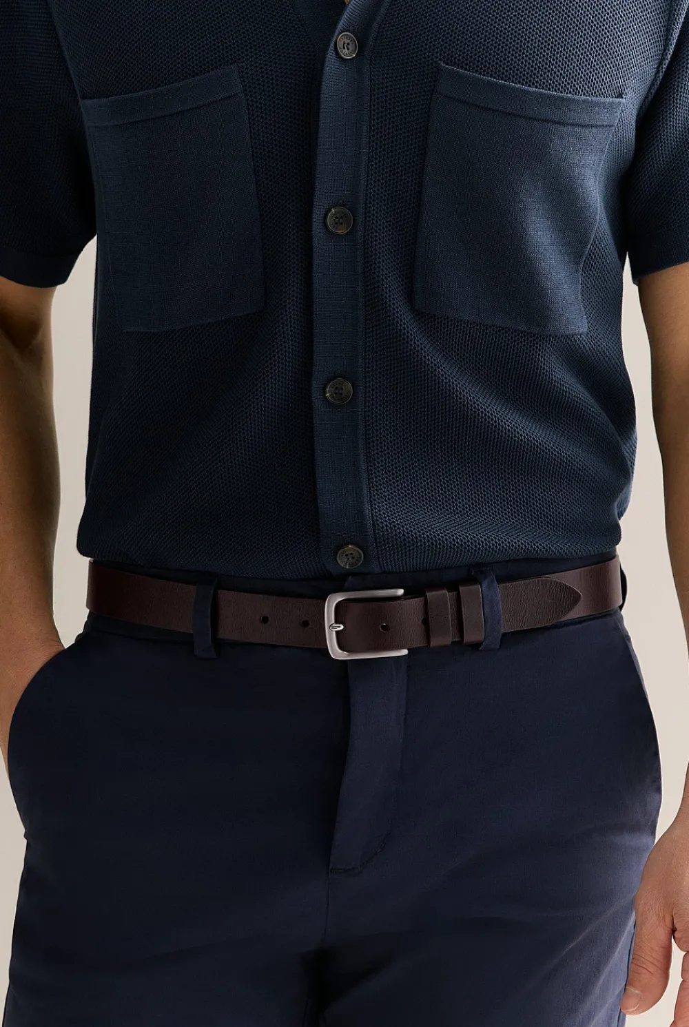 Belts>Trenery Eddie Belt Chocolate