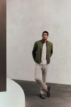 Pants>Trenery Garment Dyed Cotton Five Pocket Pant PaleGrey