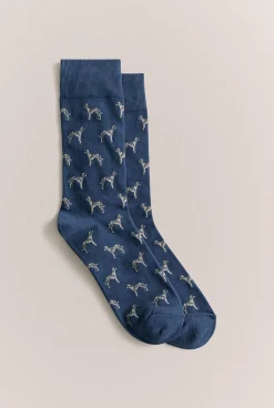 Socks>Trenery Greyhound Crew Sock RoyalBlue