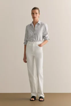 Pants|Denim & Jeans>Trenery High Rise Straight Leg Jean White
