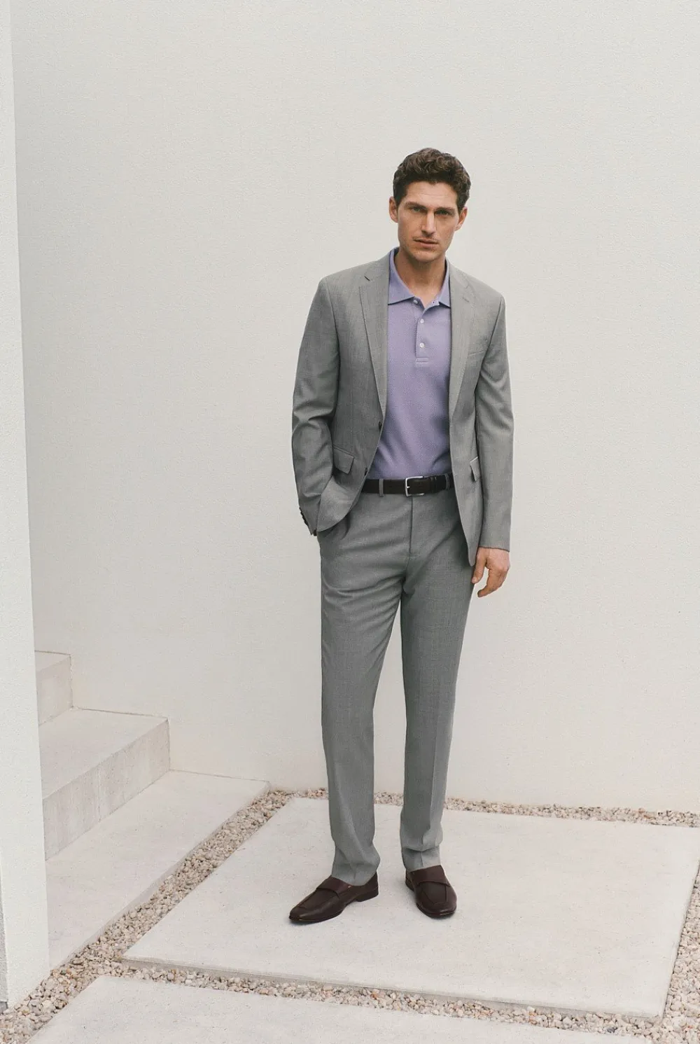 Suits & Tailoring>Trenery Italian Wool Pant Cement