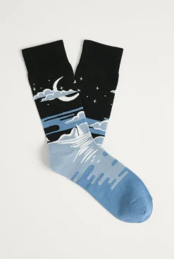 Socks>Trenery Landscape Sock ChambrayBlue