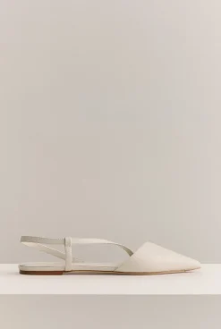 Flats>Trenery Leona Flat Oyster
