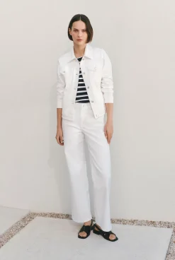 T-shirts & Tops>Trenery Pima Cotton Stripe Cuff Detail T-shirt Black