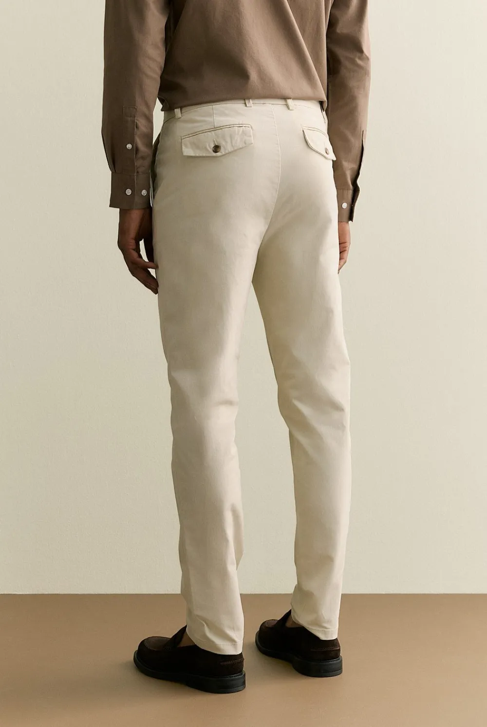 Pants>Trenery Pleat Front Chino Pant Chalk