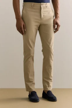 Pants|Chino Pants>Trenery Regular Fit Modern Chino Pant Desert
