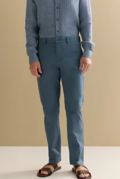 Chino Pants>Trenery Regular Fit Modern Chino Pant PetrolBlue
