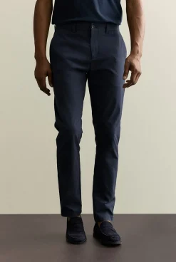 Pants|Chino Pants>Trenery Regular Fit Modern Chino Pant Navy