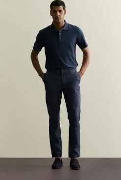 Pants|Chino Pants>Trenery Regular Fit Modern Chino Pant Navy