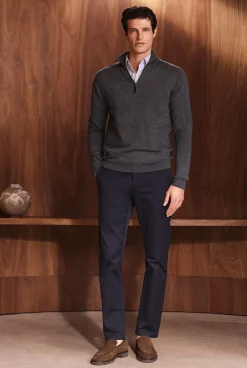 Shirts>Trenery Regular Fit Yarn Dyed Organically Grown Cotton Oxford Shirt MistBlue