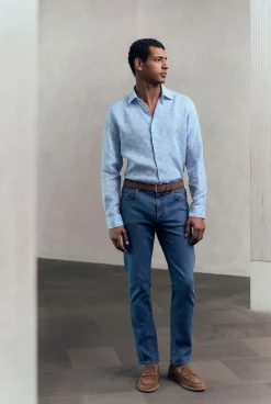 Denim & Jeans|Pants>Trenery Relaxed Fit Mid Wash Jean IndigoBlue