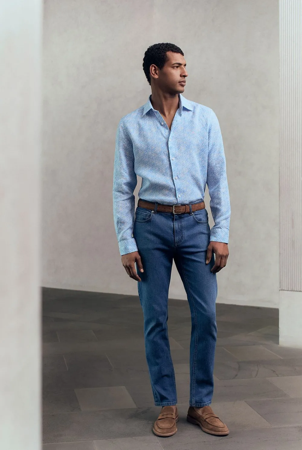 Denim & Jeans|Pants>Trenery Relaxed Fit Mid Wash Jean IndigoBlue