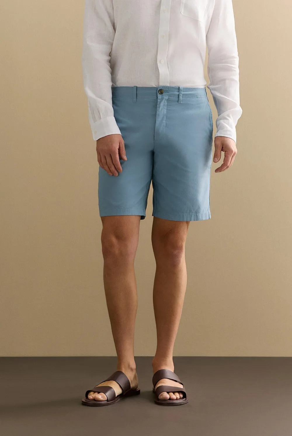 Shorts>Trenery Riviera Basketweave Short SteelBlue