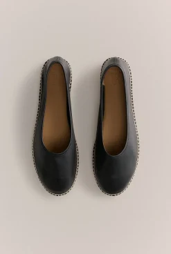 Flats>Trenery Sawyer Espadrille Flat Black