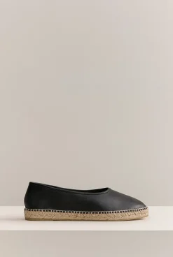 Flats>Trenery Sawyer Espadrille Flat Black