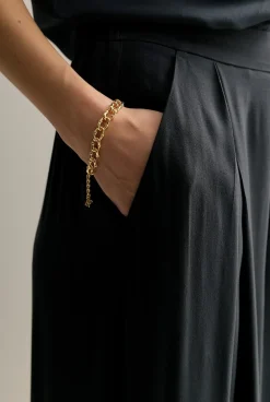 Jewellery|Occasion Dresses & Outfits>Trenery Signature Link Bracelet Gold