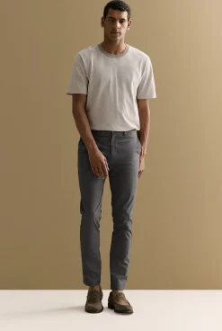 Pants|Chino Pants>Trenery Slim Fit Modern Chino Pant Charcoal