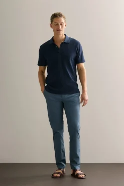 Pants|Chino Pants>Trenery Slim Fit Modern Chino Pant PetrolBlue