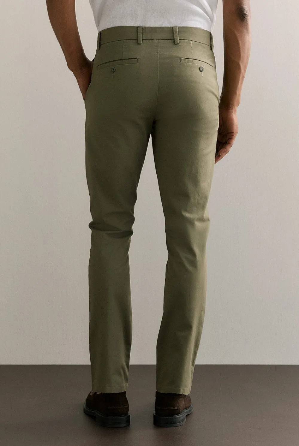 Pants|Chino Pants>Trenery Slim Fit Modern Chino Pant HunterGreen