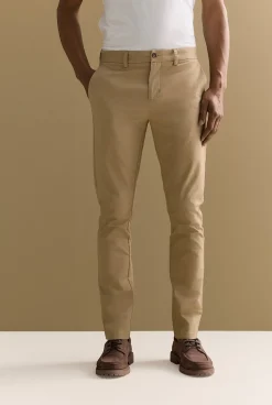 Pants|Chino Pants>Trenery Slim Fit Modern Chino Pant Desert