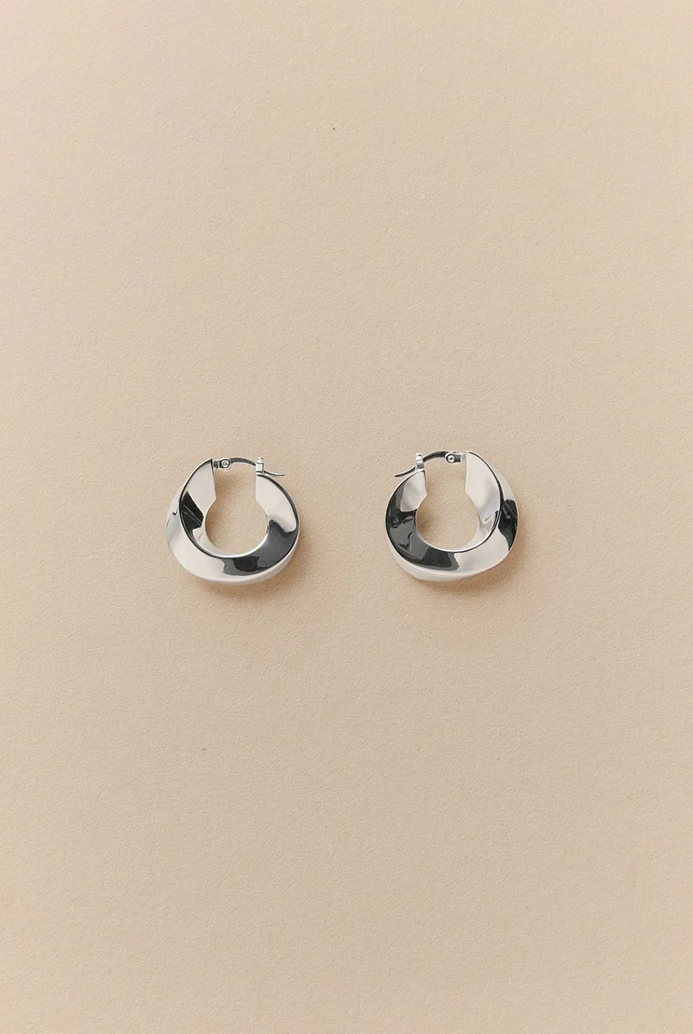 Jewellery|Occasion Dresses & Outfits>Trenery Vera Hoop Earrings Silver
