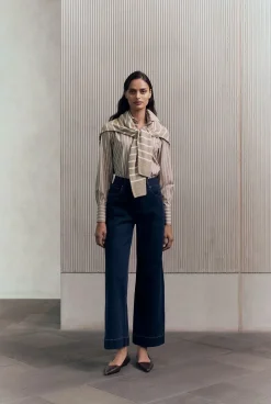 Denim & Jeans>Trenery Wide Leg Jean DarkIndigo