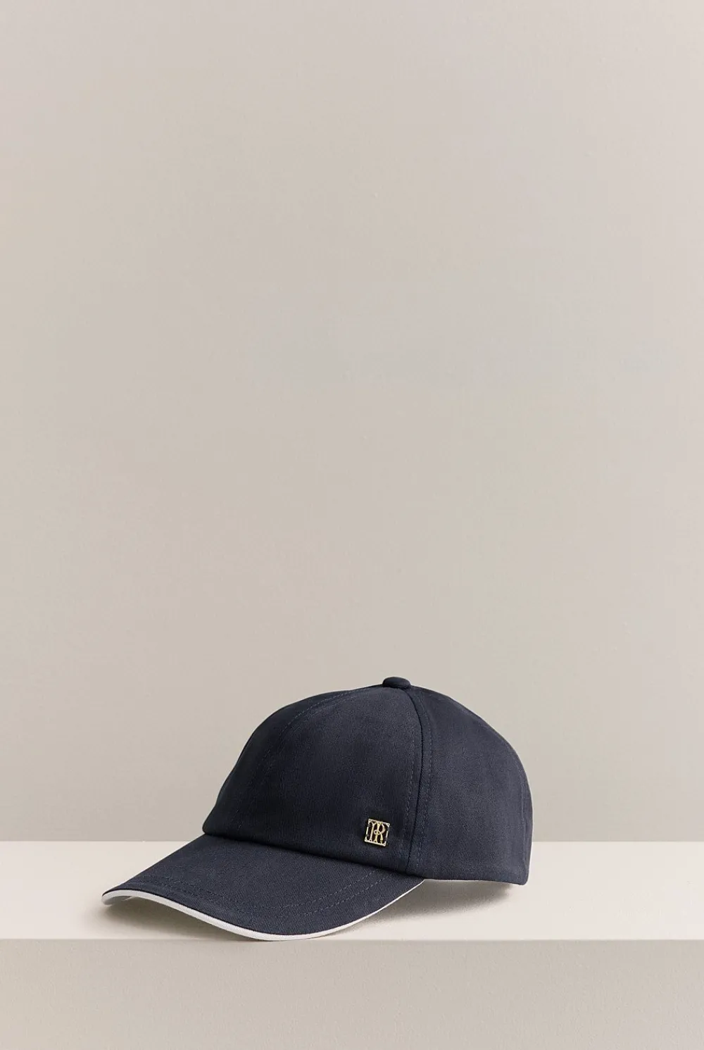 Hats, Scarves & Gloves>Trenery Zoe Cotton Cap Navy