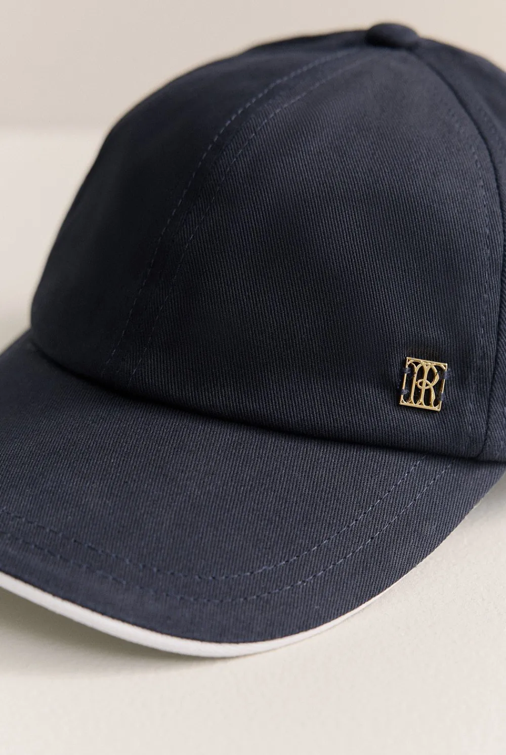 Hats, Scarves & Gloves>Trenery Zoe Cotton Cap Navy